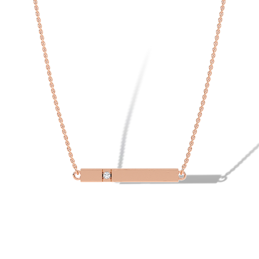 Horizontal Engravable Bar Pendant