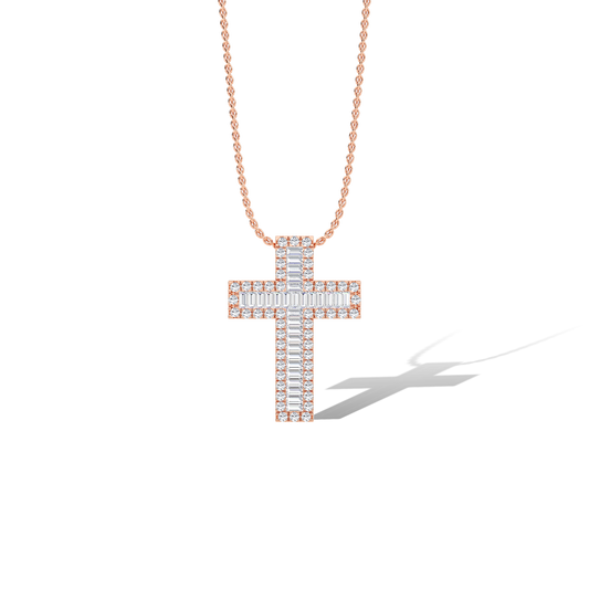 Halo Cross Pendant